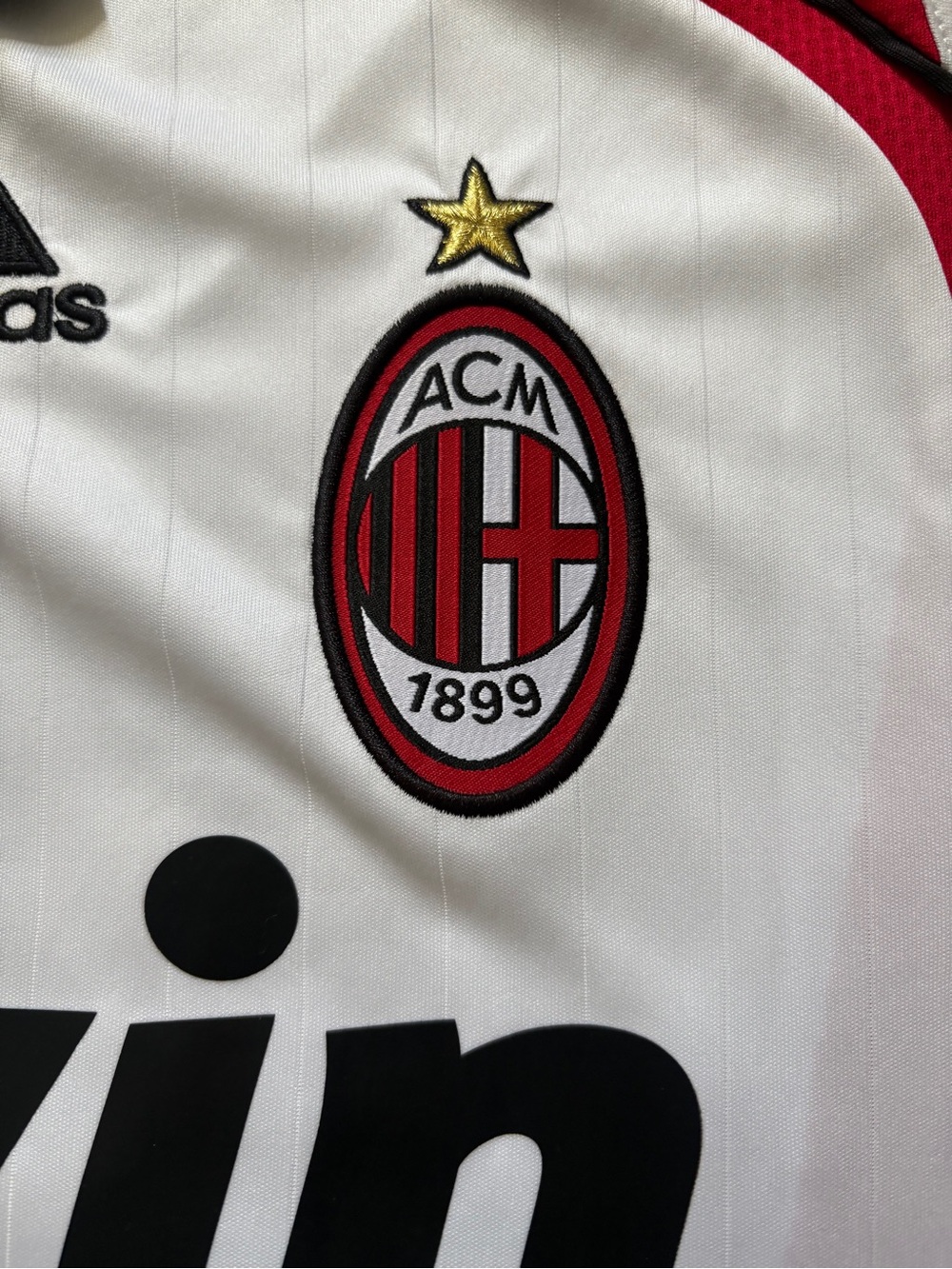 AC Milan 2007 Away Kaka #22 UCL Final Retro Soccer Jersey Size Men Large - Picture 7 of 10